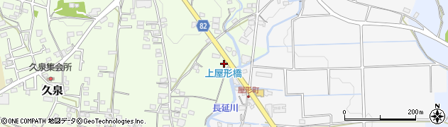 福岡県八女郡広川町久泉634周辺の地図