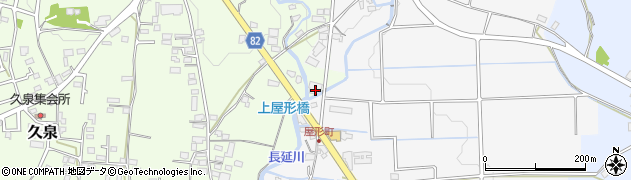 福岡県八女郡広川町久泉642周辺の地図