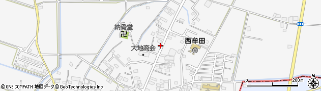 福岡県久留米市三潴町西牟田798周辺の地図