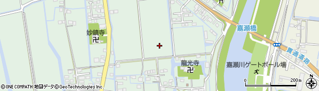 佐賀県佐賀市久保田町大字徳万周辺の地図