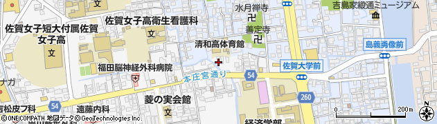 佐賀県佐賀市本庄町本庄1322周辺の地図