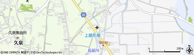 福岡県八女郡広川町久泉636周辺の地図