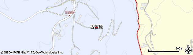 大分県別府市古賀原周辺の地図