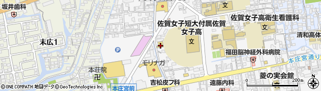 佐賀県佐賀市本庄町本庄1215周辺の地図