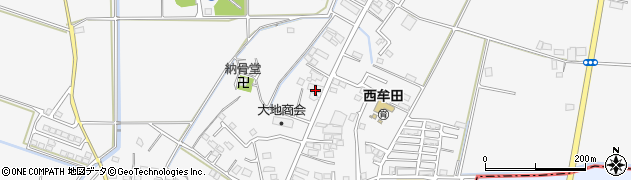 福岡県久留米市三潴町西牟田794周辺の地図