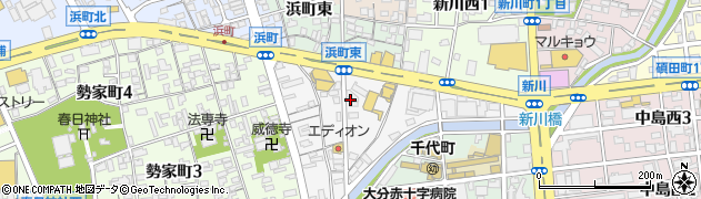 アフラックサービスショップ本店　募集代理店・九州共栄ファミリー周辺の地図