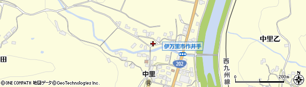 佐賀県伊万里市二里町（中里甲作井手）周辺の地図