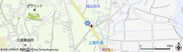 福岡県八女郡広川町久泉692周辺の地図