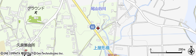 福岡県八女郡広川町久泉666周辺の地図