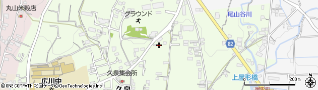 福岡県八女郡広川町久泉751周辺の地図