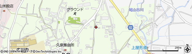 福岡県八女郡広川町久泉720周辺の地図