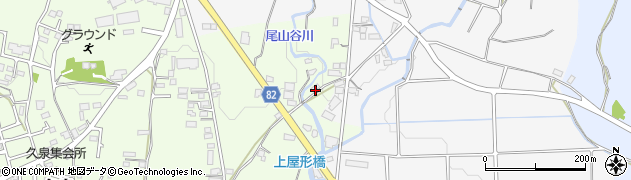 福岡県八女郡広川町久泉640周辺の地図