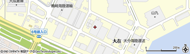 鶴崎海陸運輸株式会社　物流部港運課周辺の地図