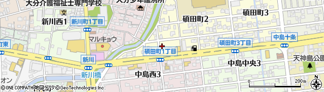 ローソン大分碩田町二丁目店周辺の地図
