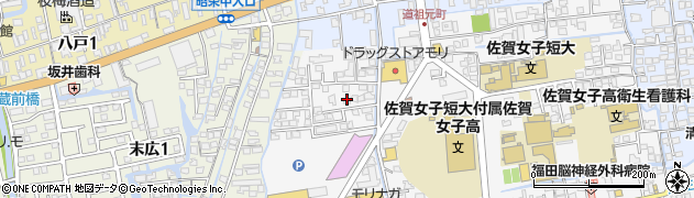 佐賀県佐賀市本庄町本庄1189周辺の地図