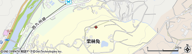 長崎県佐々町（北松浦郡）栗林免周辺の地図