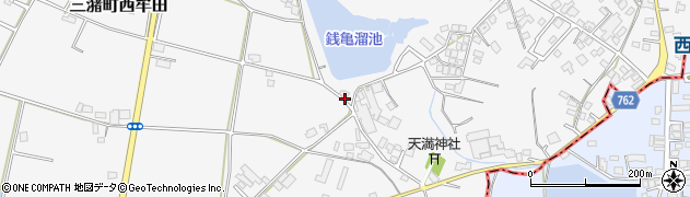 福岡県久留米市三潴町西牟田5467周辺の地図