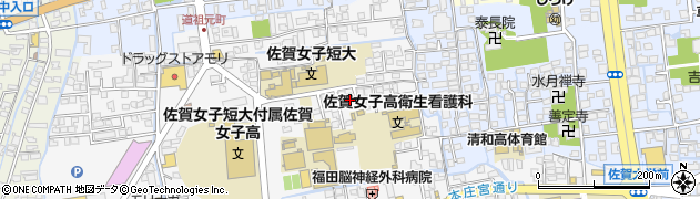 佐賀県佐賀市本庄町本庄1251周辺の地図