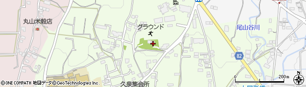 福岡県八女郡広川町久泉992周辺の地図