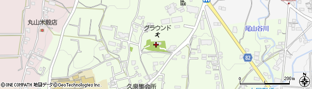 福岡県八女郡広川町久泉962周辺の地図