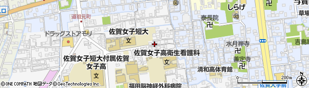 佐賀県佐賀市本庄町本庄1314周辺の地図