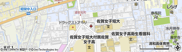 佐賀県佐賀市本庄町本庄1281周辺の地図