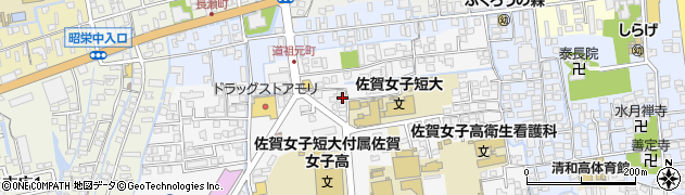 佐賀県佐賀市本庄町本庄1286周辺の地図