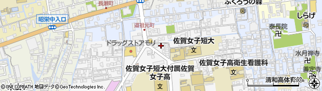 佐賀県佐賀市本庄町本庄1282周辺の地図