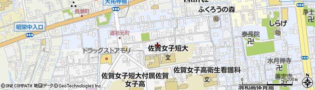 佐賀県佐賀市本庄町本庄1297周辺の地図