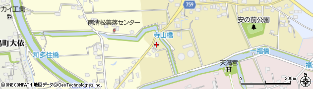 福岡県久留米市三潴町壱町原2周辺の地図