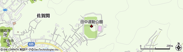 田中運動公園周辺の地図