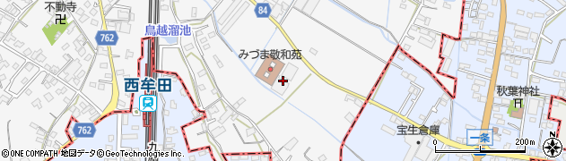 福岡県久留米市三潴町西牟田6127周辺の地図
