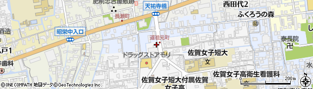佐賀県佐賀市本庄町本庄1271周辺の地図