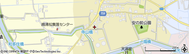福岡県久留米市三潴町壱町原344周辺の地図