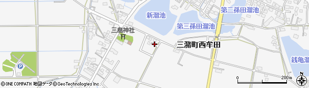福岡県久留米市三潴町西牟田4726周辺の地図