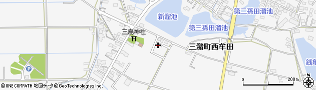 福岡県久留米市三潴町西牟田4705周辺の地図