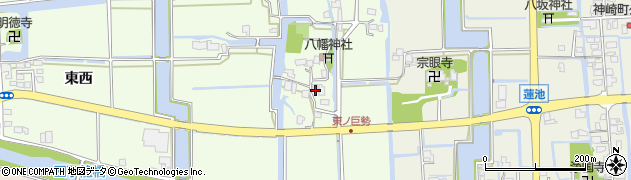 佐賀県佐賀市巨勢町東西124周辺の地図
