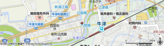 西村豆腐店周辺の地図