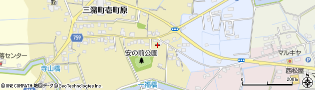 福岡県久留米市三潴町壱町原289周辺の地図