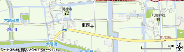 佐賀県佐賀市巨勢町東西周辺の地図