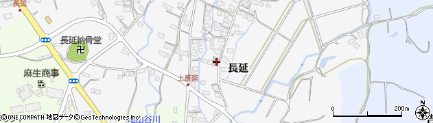 福岡県八女郡広川町長延321周辺の地図