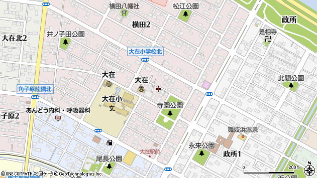〒870-0263 大分県大分市横田の地図