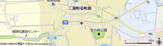 福岡県久留米市三潴町壱町原313周辺の地図
