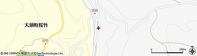 大分県日田市天瀬町赤岩499周辺の地図