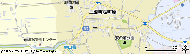 福岡県久留米市三潴町壱町原319周辺の地図