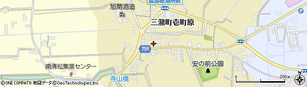 福岡県久留米市三潴町壱町原323周辺の地図