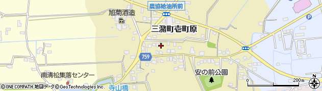 福岡県久留米市三潴町壱町原320周辺の地図