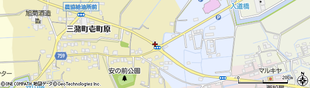 福岡県久留米市三潴町壱町原245周辺の地図