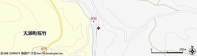 大分県日田市天瀬町赤岩495周辺の地図