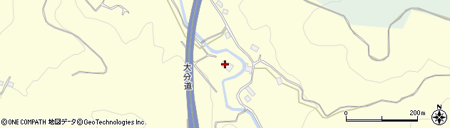 大分県玖珠郡九重町右田3688周辺の地図